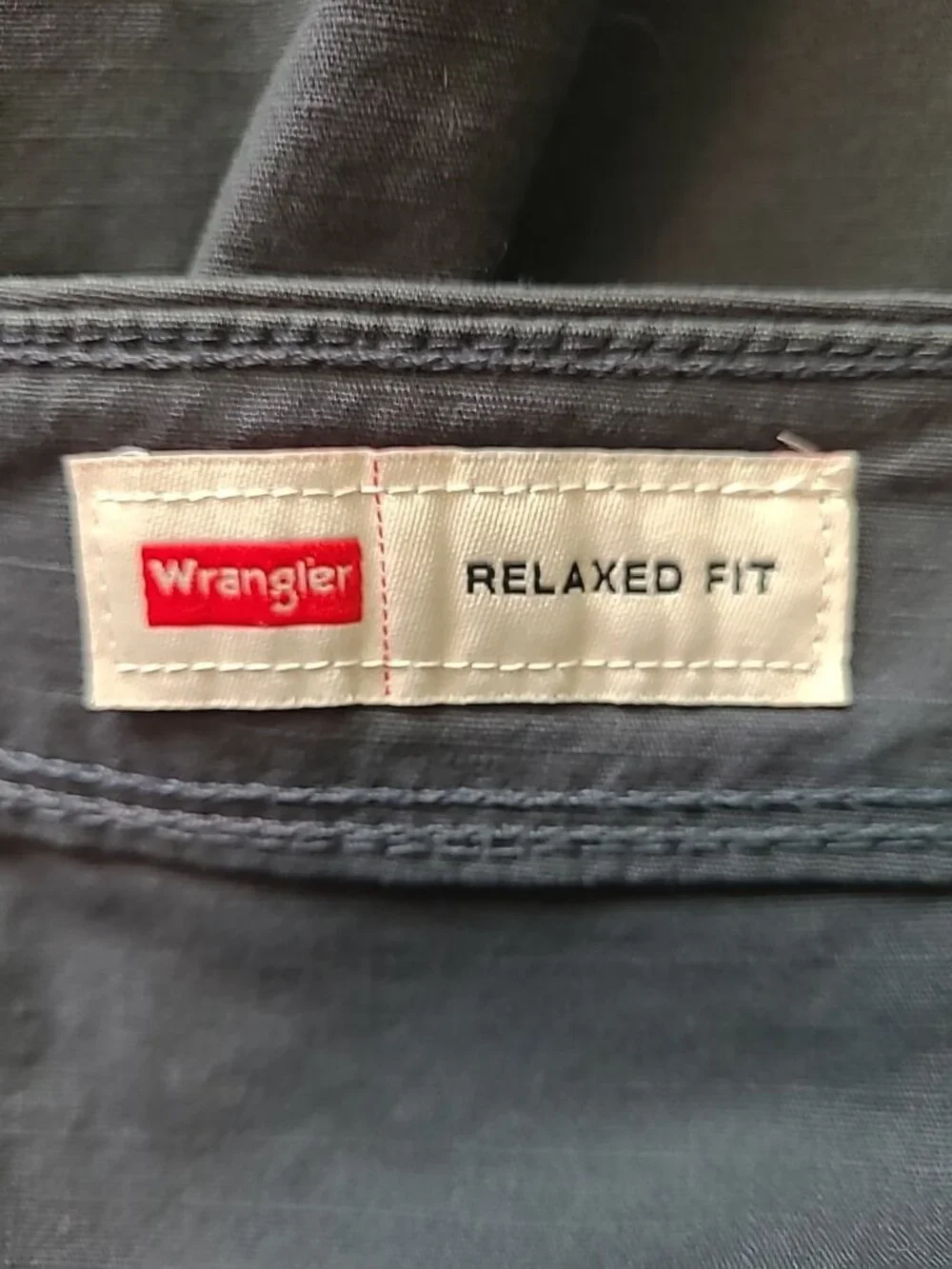 Wrangler Men's Relaxed Fit  Cargo Shorts Size 36x9.5 Gray‎ Ripstop